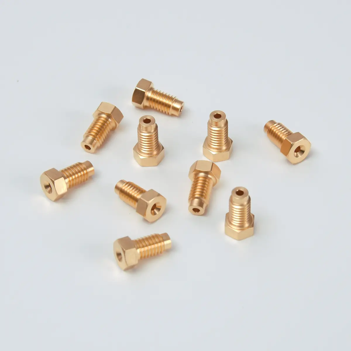 Товар Sciencix 11-2525: 1/4" короткий обжимной винт (позолоченный), 10 шт./упак.